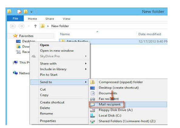 How to email a folder in outlook to follow and execute techyv